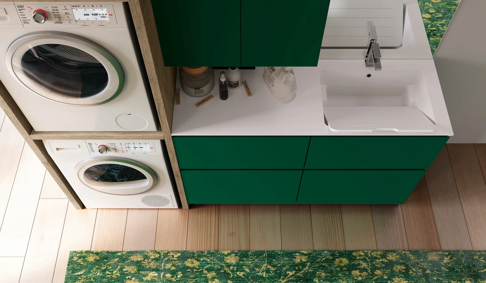 Waschmaschine integriert
